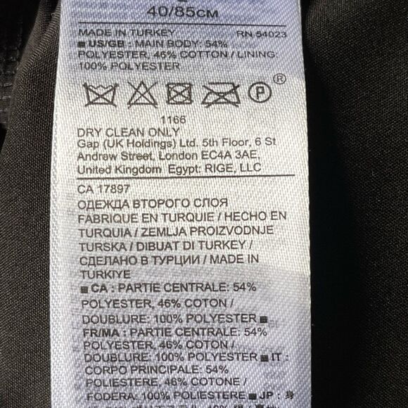 Banana REPUBLIC EYELASH DOT SHORT SLEEVE SHIFT DRESS NAVY BLUE/BLACK - Picture 7 of 13